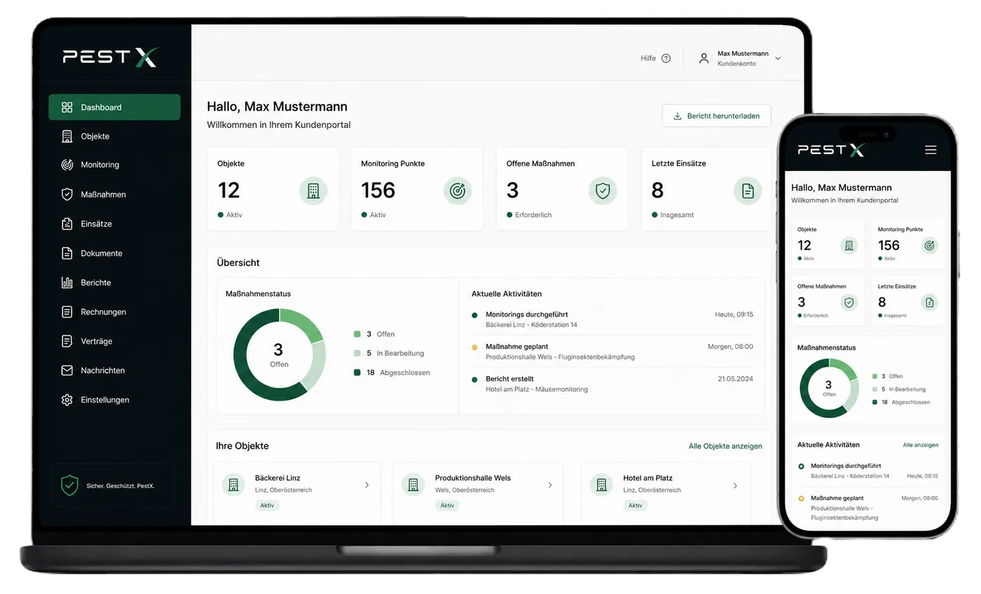PestX Technologie — NFC Monitoring